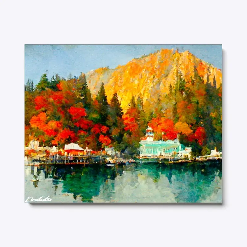 Emerald Bay Lake Tahoe Puzzle/Canvas